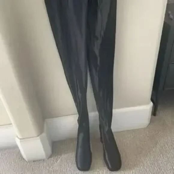 Free People Highest Rise Platform Boot Pants Boots w/ Attached Leggings US 10 - Picture 9 of 14